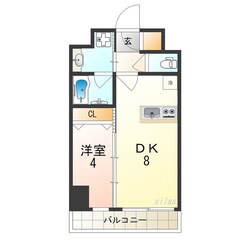 エステムコート大阪福島ルアーナの物件間取画像